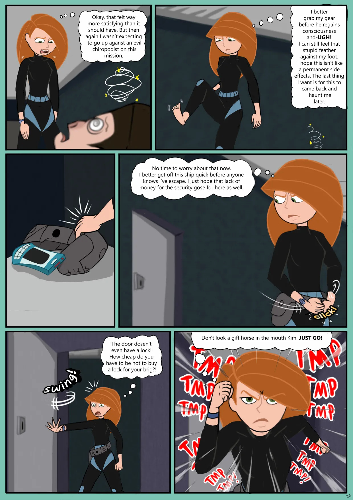 Kenzoe64 - Kim Possible A Mistaken Stowaway - Page 27
