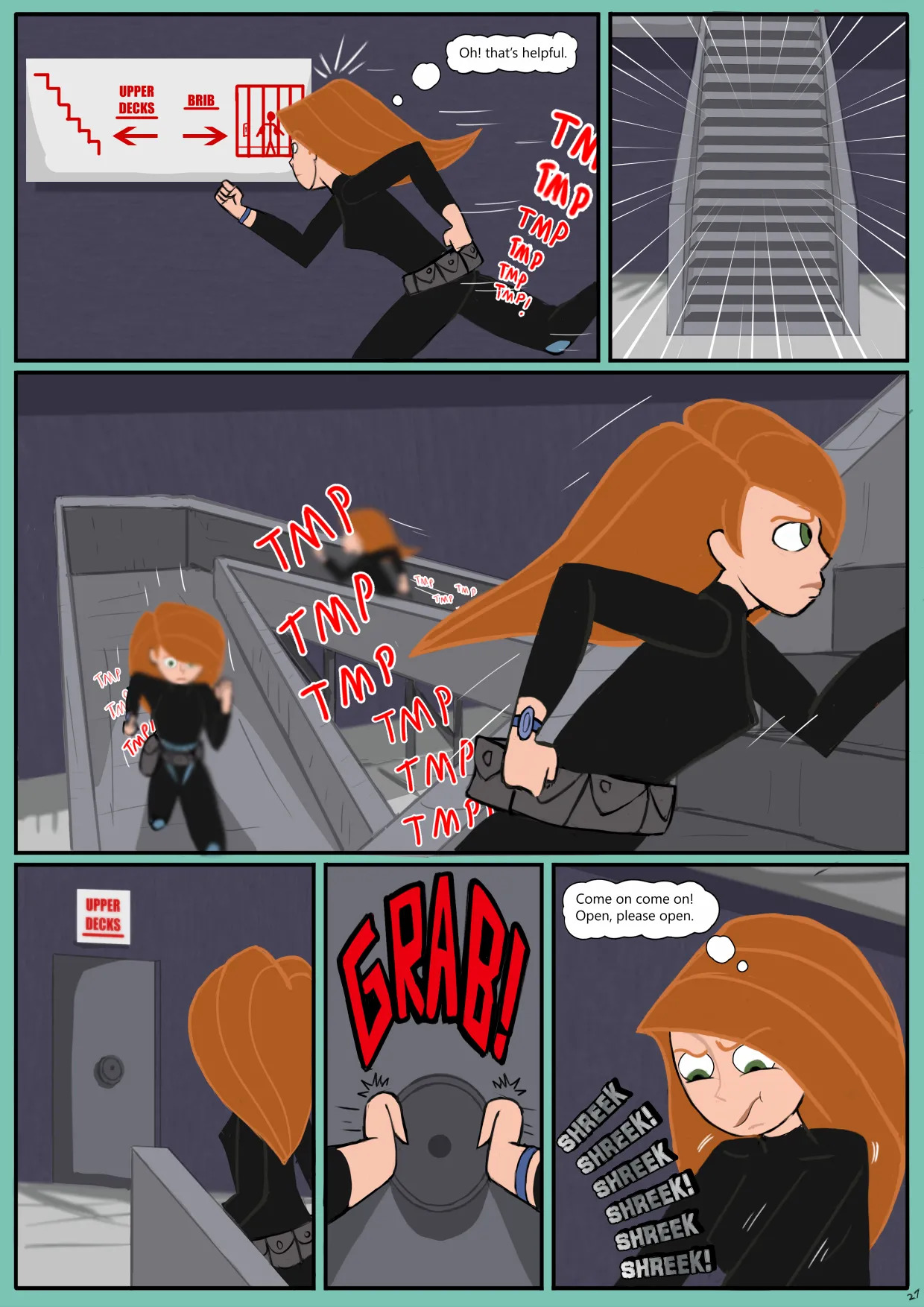 Kenzoe64 - Kim Possible A Mistaken Stowaway - Page 28