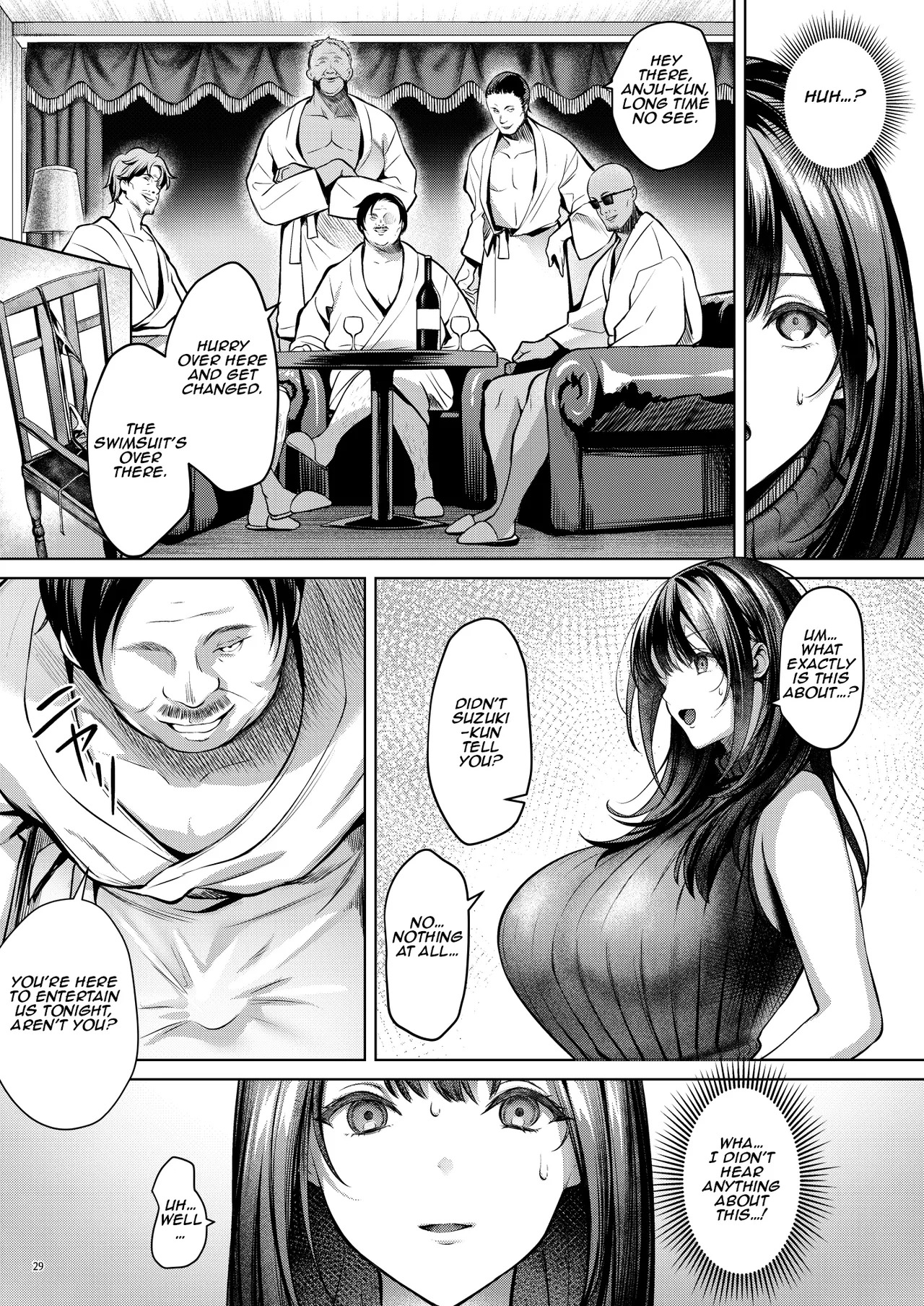 [diletta (Yomogi Mametaro)] Ano Basho e Modoreru no Nara -Moto GraDol Anju, Kyokushou Bikini de Dairankou Hame Ochi- | If I Could Go Back There Again -Former Gravure Idol Anju, Corrupted in a Micro Bikini Orgy- [English] [Aishi21] - Page 31