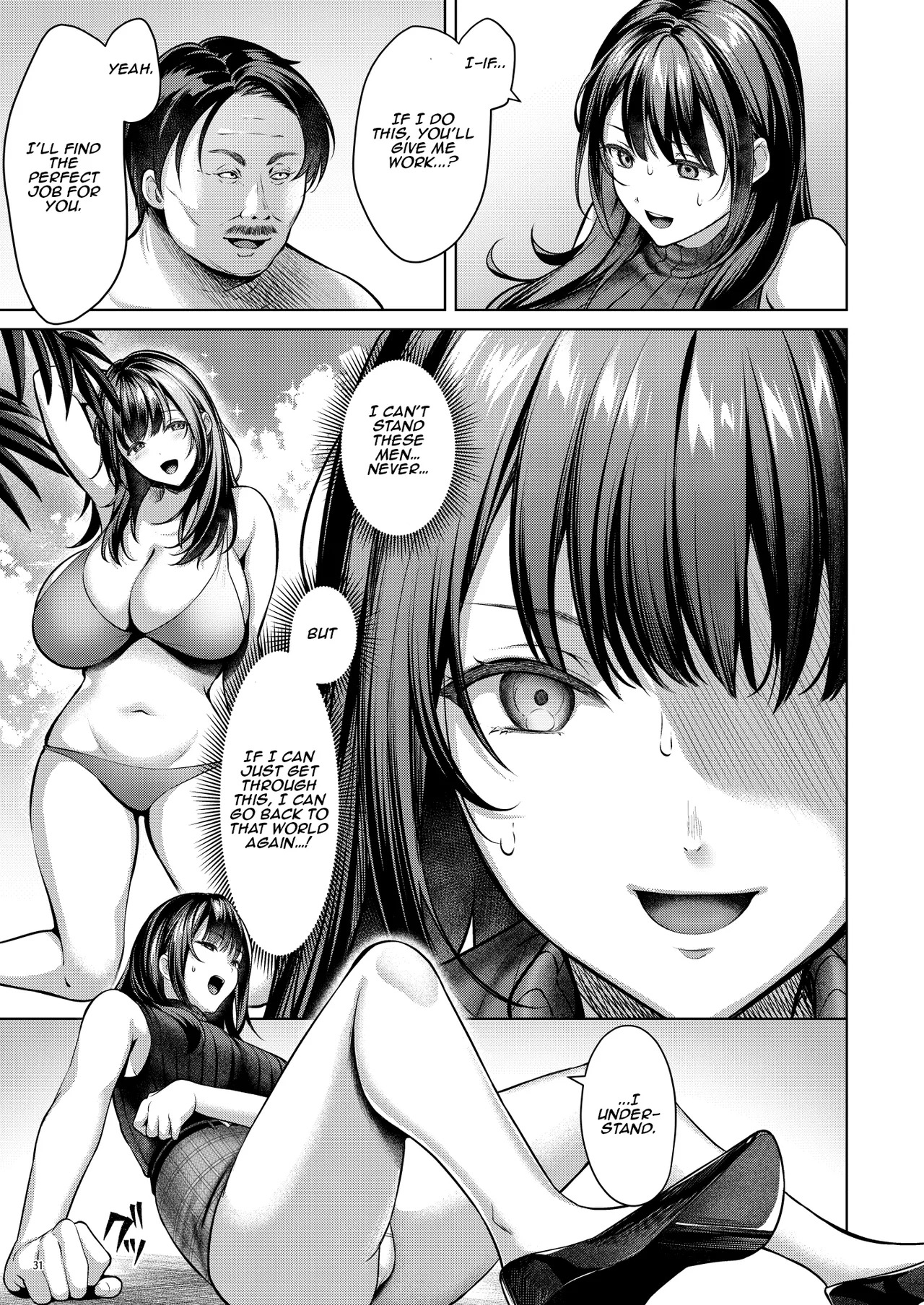 [diletta (Yomogi Mametaro)] Ano Basho e Modoreru no Nara -Moto GraDol Anju, Kyokushou Bikini de Dairankou Hame Ochi- | If I Could Go Back There Again -Former Gravure Idol Anju, Corrupted in a Micro Bikini Orgy- [English] [Aishi21] - Page 33