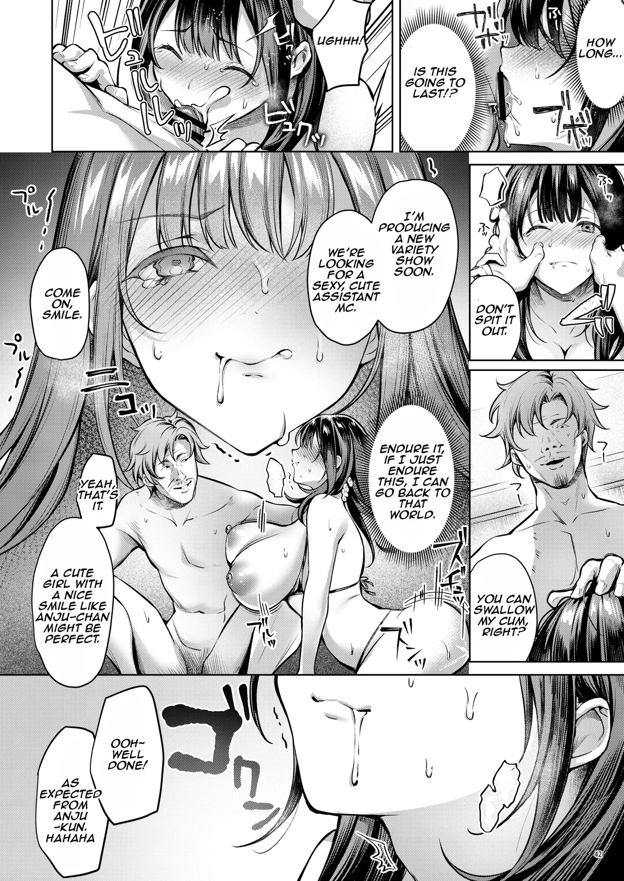 [diletta (Yomogi Mametaro)] Ano Basho e Modoreru no Nara -Moto GraDol Anju, Kyokushou Bikini de Dairankou Hame Ochi- | If I Could Go Back There Again -Former Gravure Idol Anju, Corrupted in a Micro Bikini Orgy- [English] [Aishi21] - Page 44