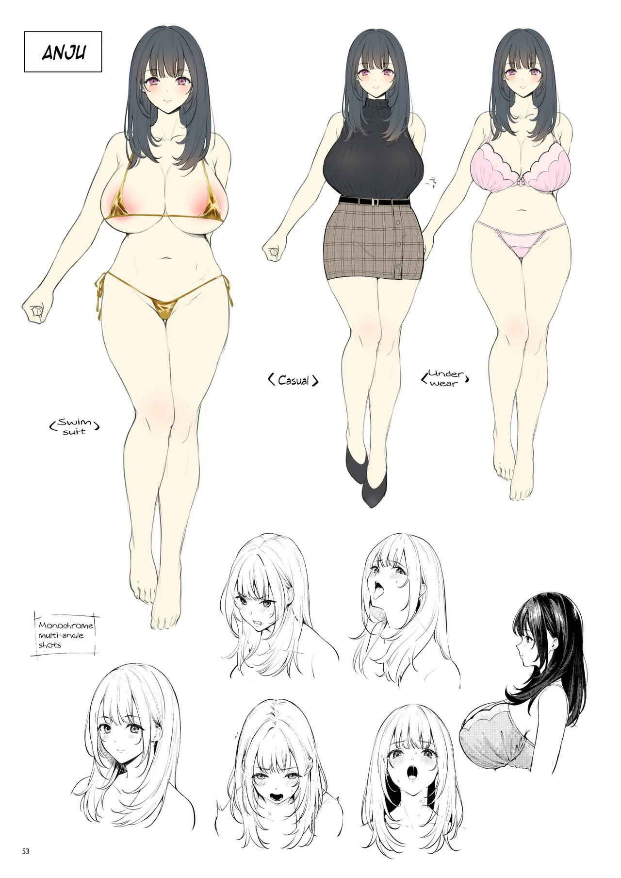[diletta (Yomogi Mametaro)] Ano Basho e Modoreru no Nara -Moto GraDol Anju, Kyokushou Bikini de Dairankou Hame Ochi- | If I Could Go Back There Again -Former Gravure Idol Anju, Corrupted in a Micro Bikini Orgy- [English] [Aishi21] - Page 55