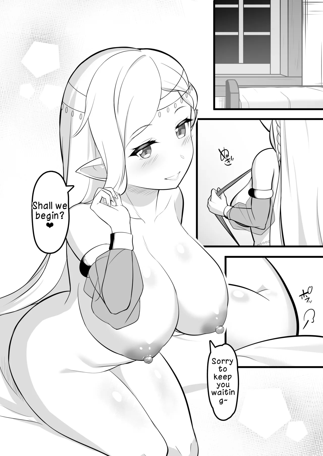 [Odoriko Aikoukai] Odoriko Shoukan ni Ittara, Bijin Elf no Odoriko ga Ippai Shiboritotte Kureta Ohanashi | The Story of When I Went to a Dancer Brothel and a Beautiful Elf Dancer Milked Me Dry [English] [LKK•Scans] [Digital] - Page 11