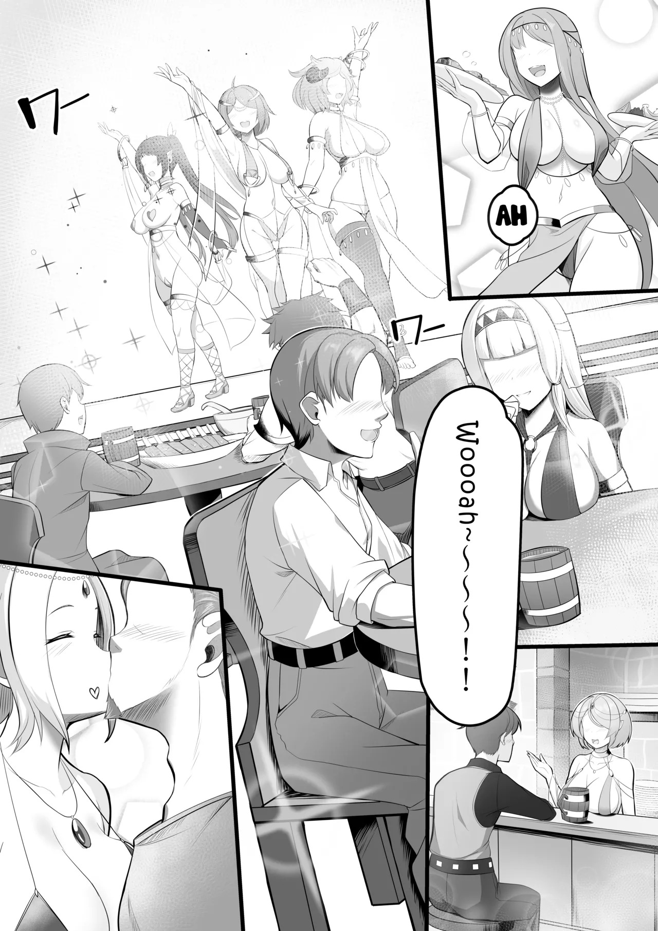 [Odoriko Aikoukai] Odoriko Shoukan ni Ittara, Bijin Elf no Odoriko ga Ippai Shiboritotte Kureta Ohanashi | The Story of When I Went to a Dancer Brothel and a Beautiful Elf Dancer Milked Me Dry [English] [LKK•Scans] [Digital] - Page 3