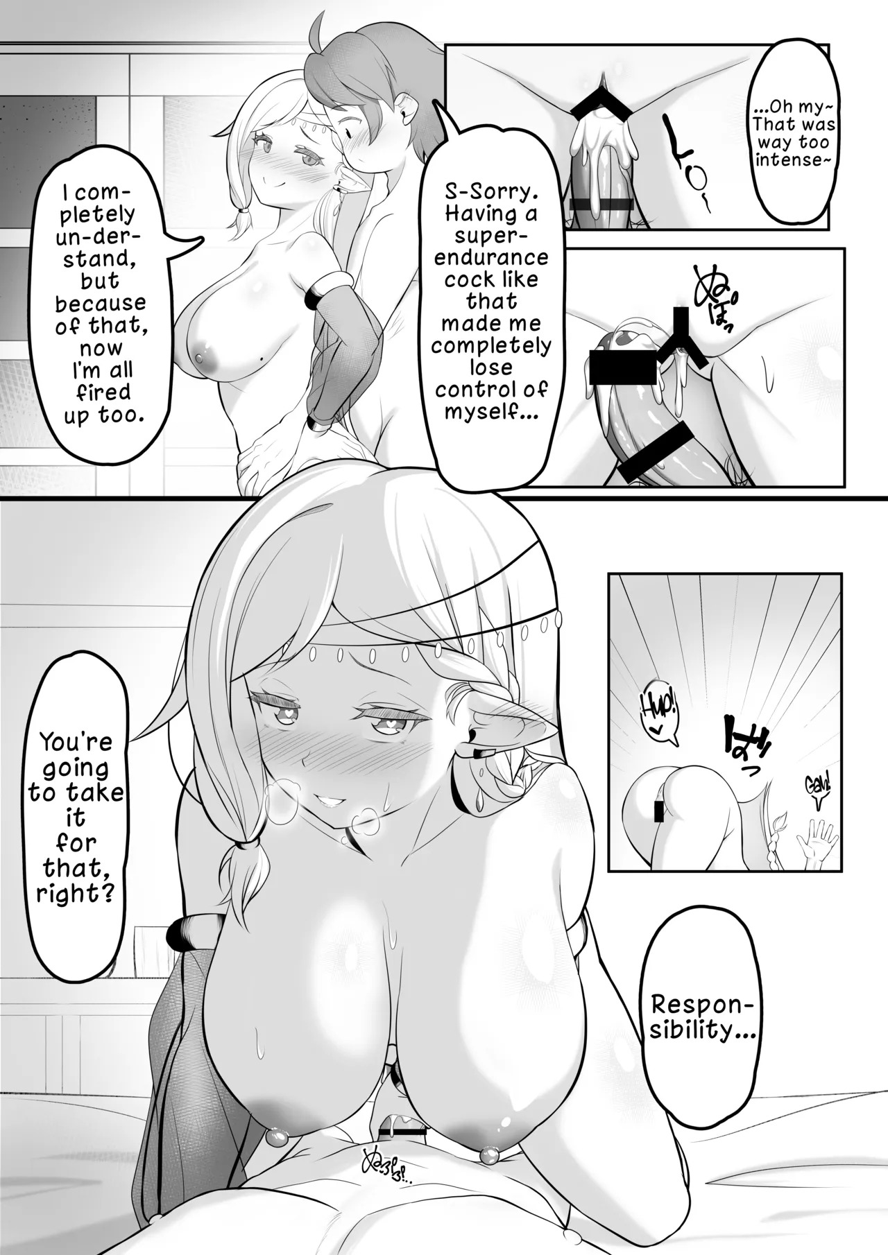 [Odoriko Aikoukai] Odoriko Shoukan ni Ittara, Bijin Elf no Odoriko ga Ippai Shiboritotte Kureta Ohanashi | The Story of When I Went to a Dancer Brothel and a Beautiful Elf Dancer Milked Me Dry [English] [LKK•Scans] [Digital] - Page 31