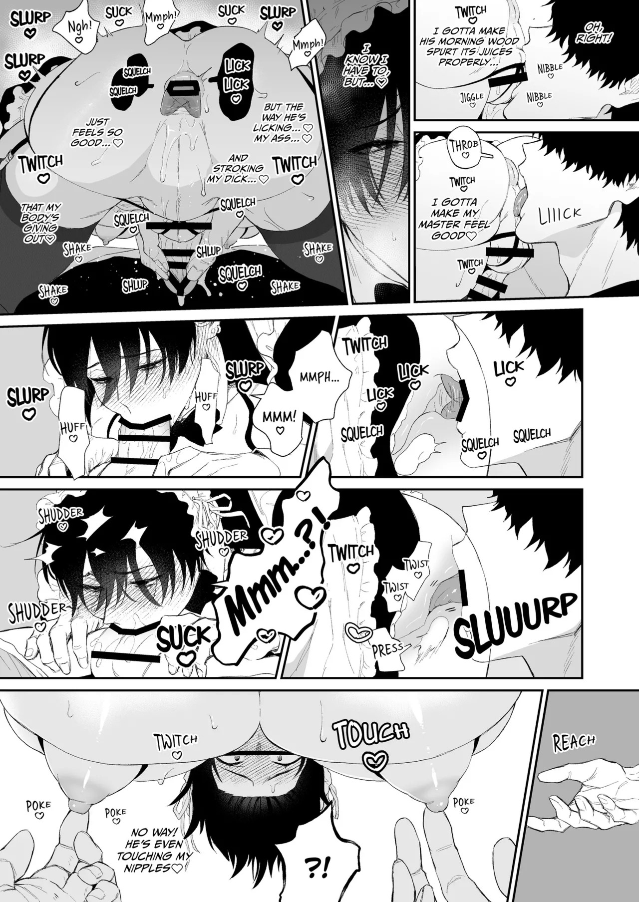 Mei the Maid - Taking Care of His Morning Wood - Page 9