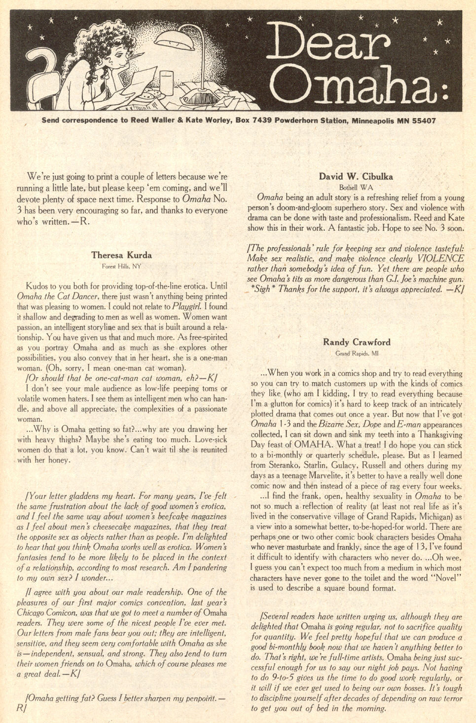 Omaha #4 [Reed Waller & Kate Worley] - Page 33