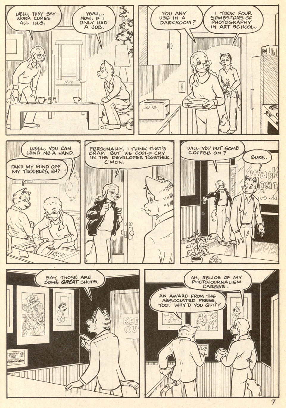 Omaha #4 [Reed Waller & Kate Worley] - Page 9
