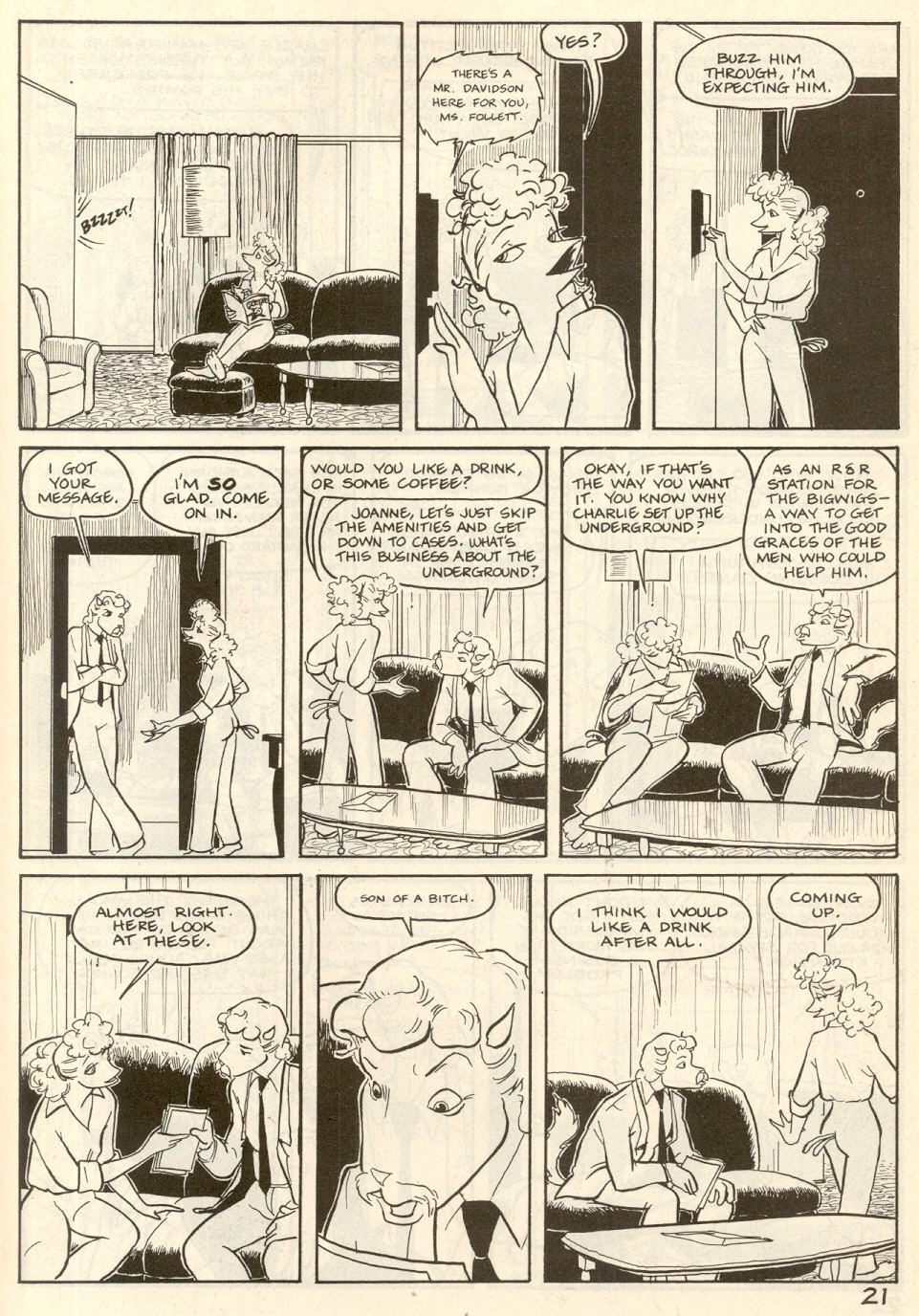 Omaha #5 [Reed Waller & Kate Worley] - Page 23