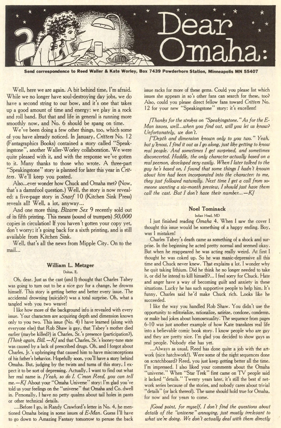 Omaha #5 [Reed Waller & Kate Worley] - Page 33