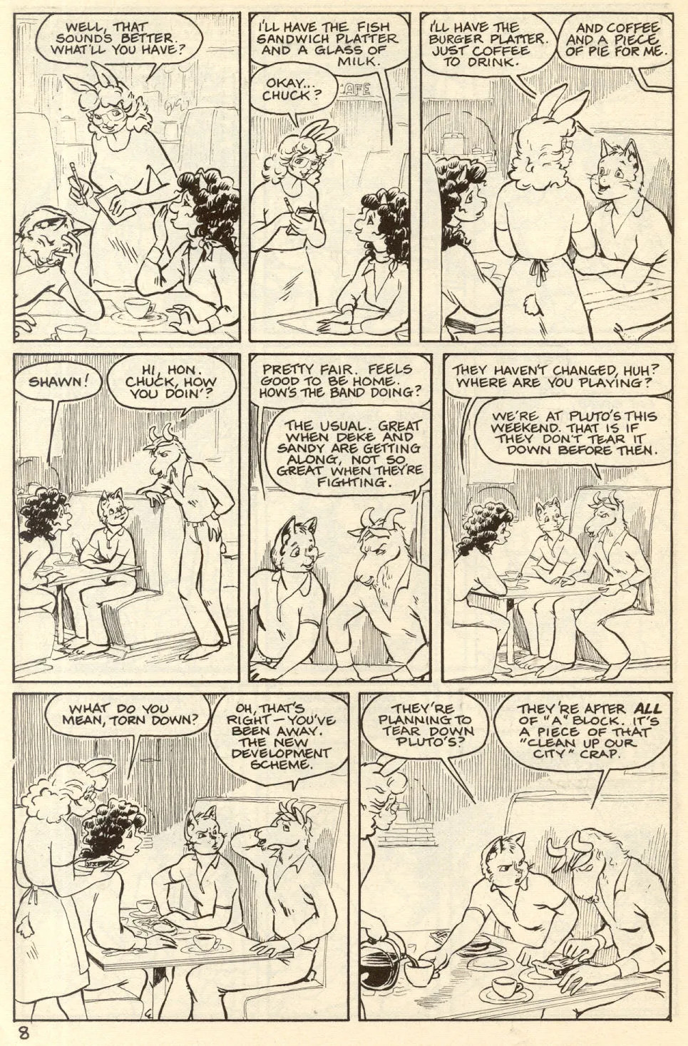 Omaha #6 [Reed Waller & Kate Worley] - Page 10
