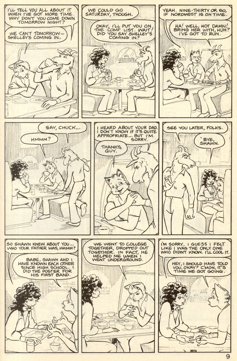 Omaha #6 [Reed Waller & Kate Worley] - Page 11