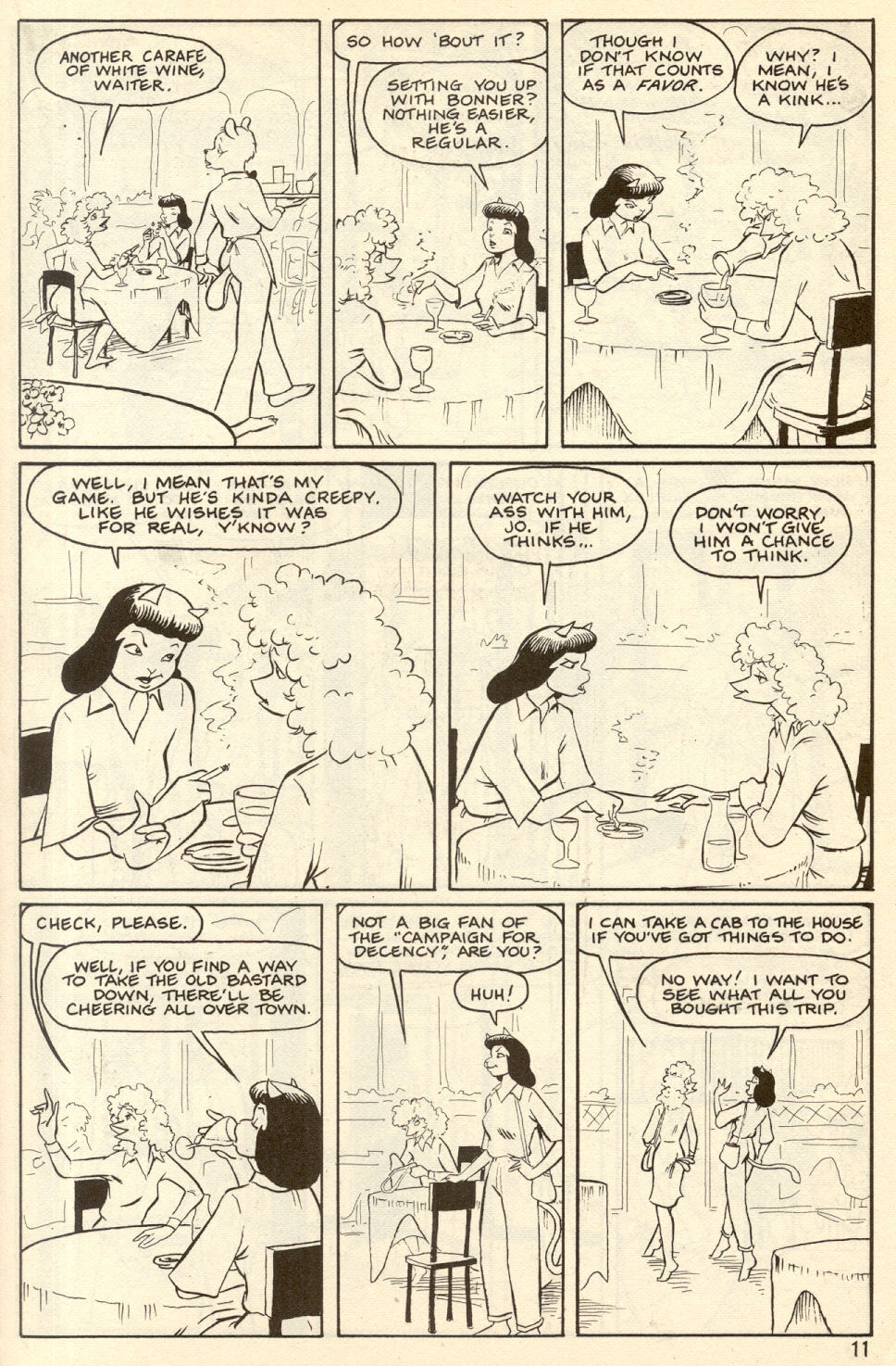 Omaha #6 [Reed Waller & Kate Worley] - Page 13