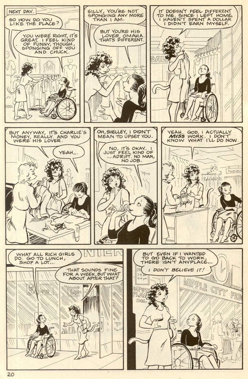 Omaha #6 [Reed Waller & Kate Worley] - Page 22