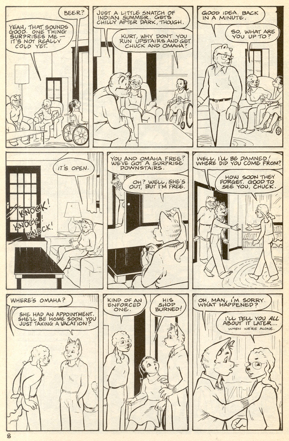 Omaha #9 [Reed Waller & Kate Worley] - Page 10