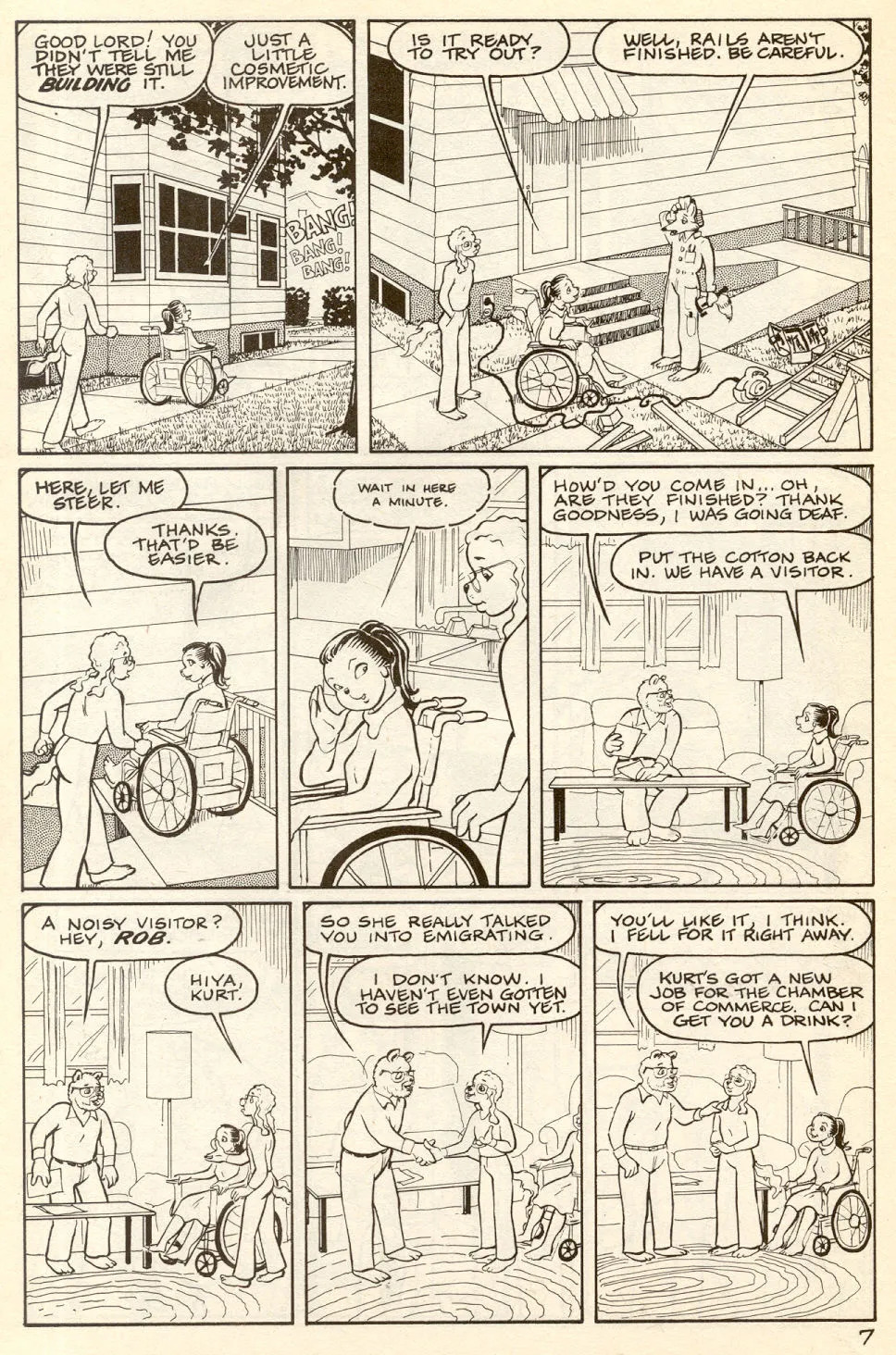 Omaha #9 [Reed Waller & Kate Worley] - Page 9