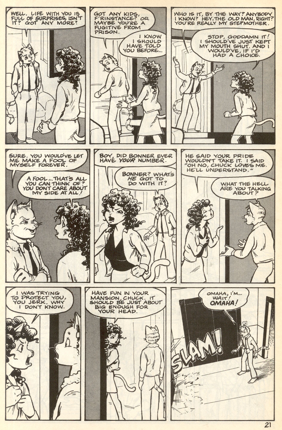 Omaha #12 [Reed Waller & Kate Worley] - Page 23