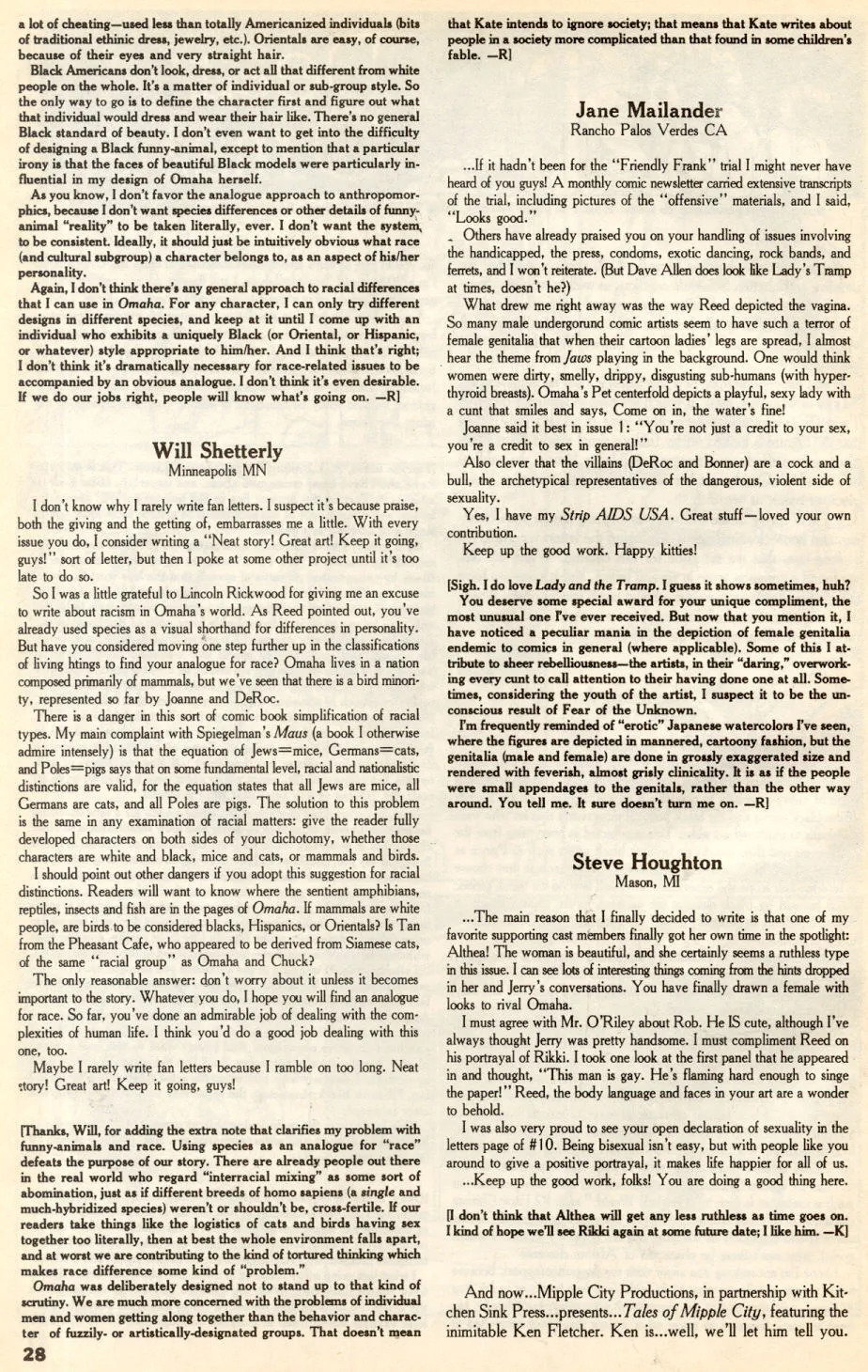 Omaha #12 [Reed Waller & Kate Worley] - Page 30