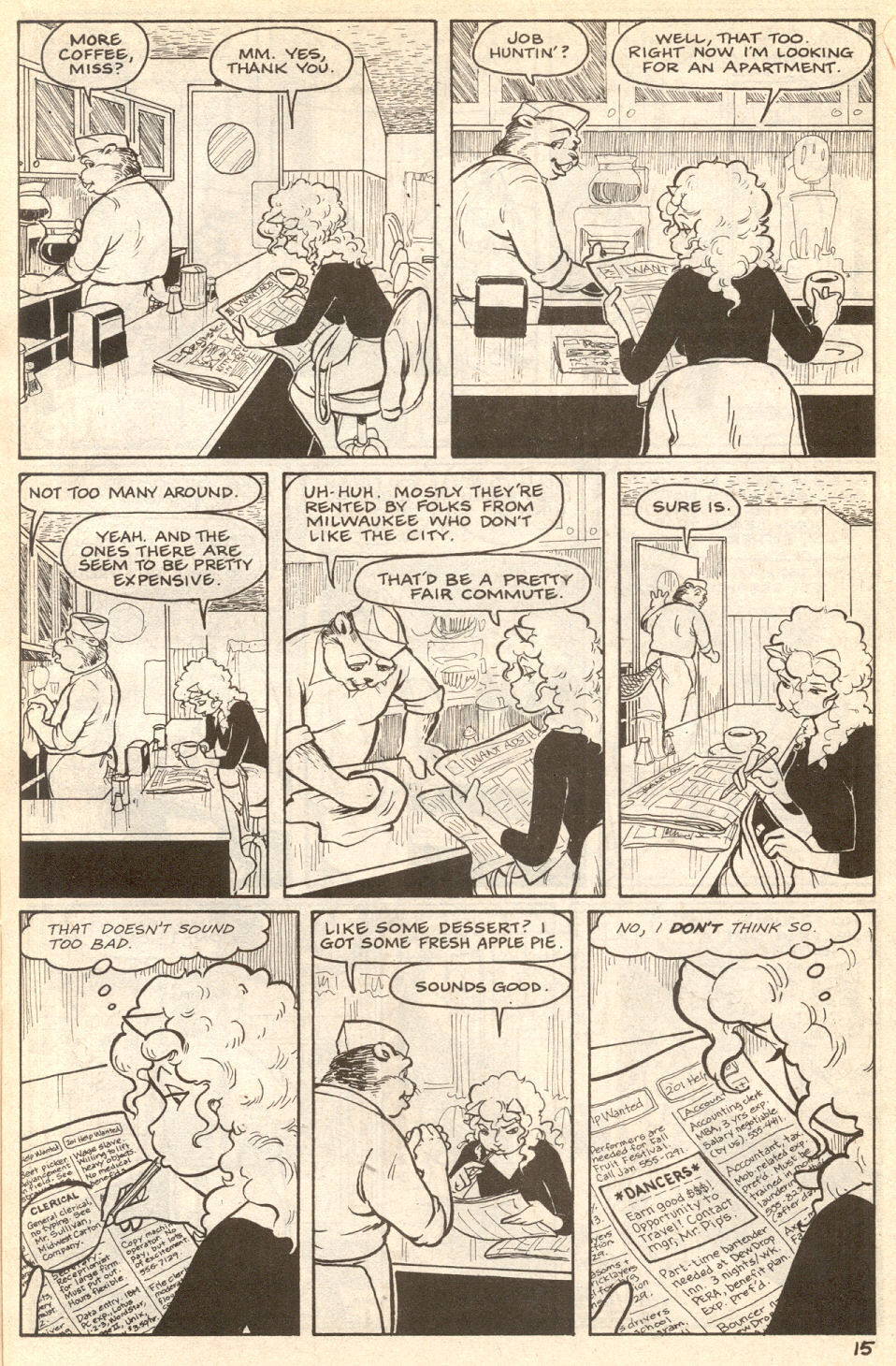 Omaha #13 [Reed Waller & Kate Worley] - Page 17