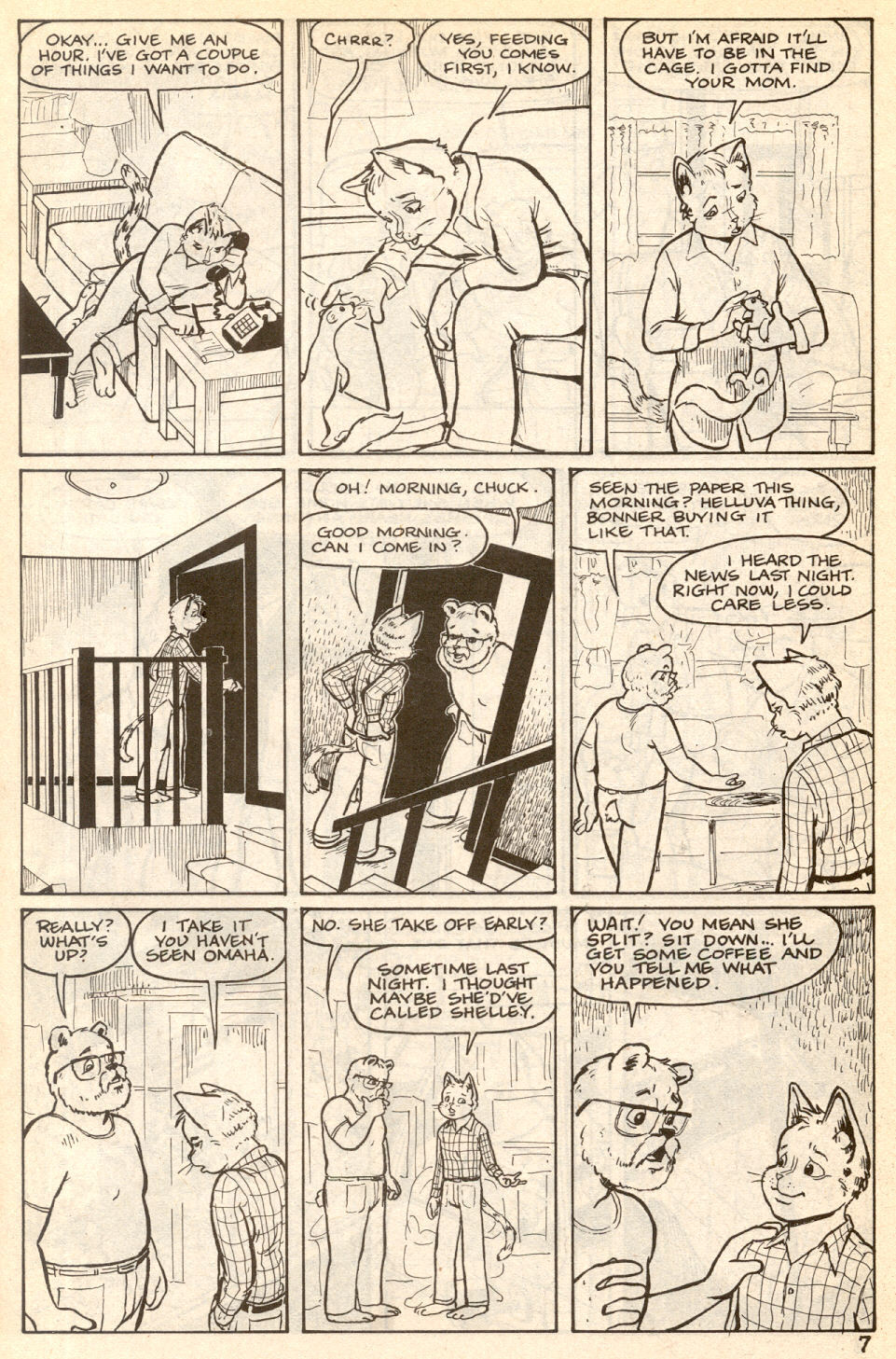Omaha #13 [Reed Waller & Kate Worley] - Page 9
