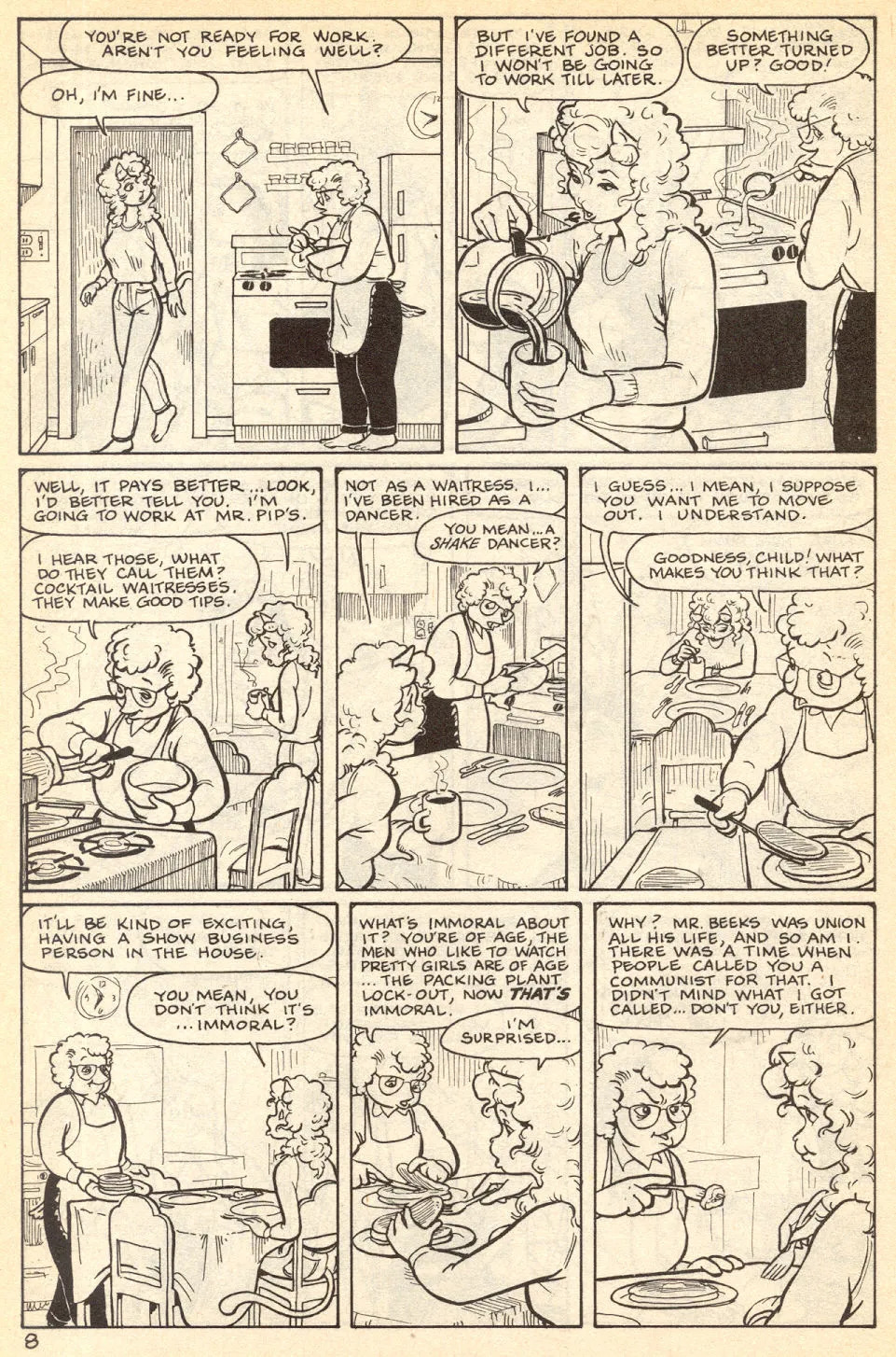 Omaha #14 [Reed Waller & Kate Worley] - Page 10