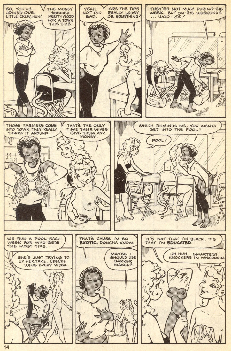 Omaha #14 [Reed Waller & Kate Worley] - Page 16