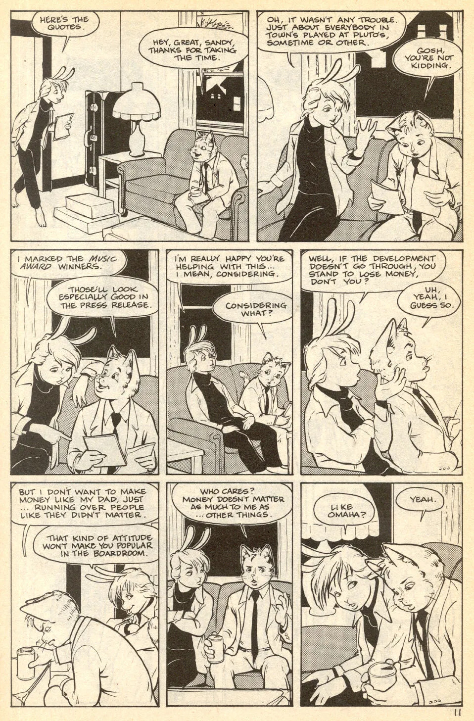 Omaha #15 [Reed Waller & Kate Worley] - Page 13