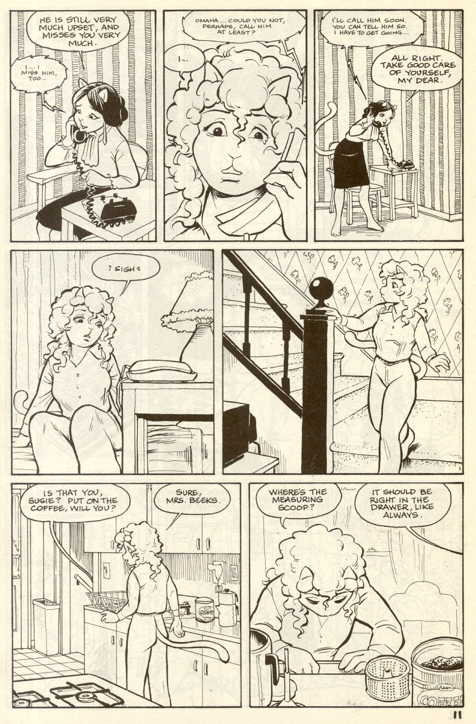 Omaha #17 [Reed Waller & Kate Worley] - Page 13