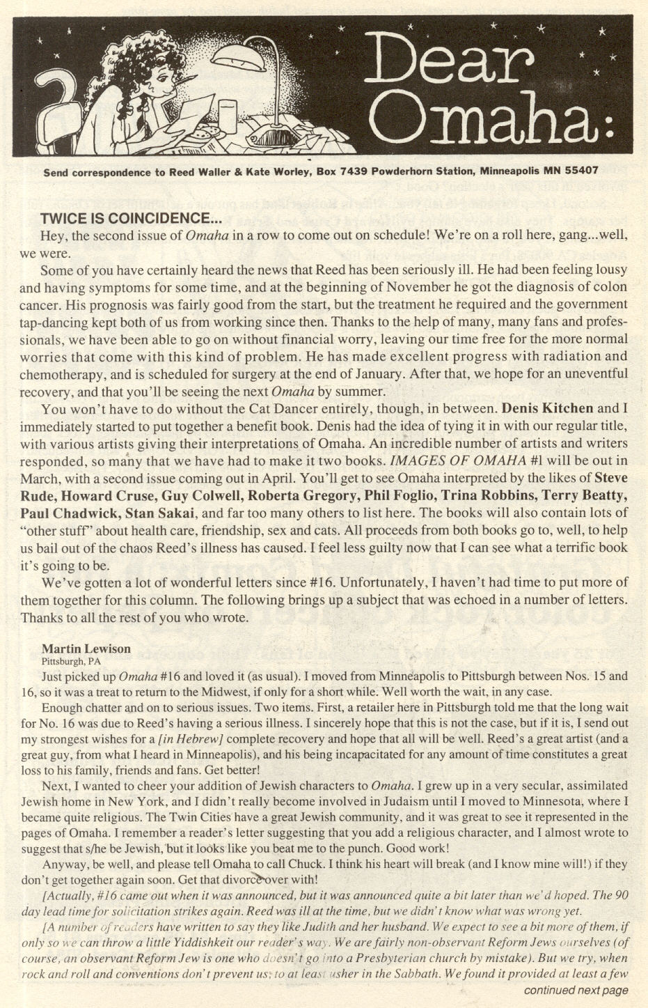 Omaha #17 [Reed Waller & Kate Worley] - Page 29