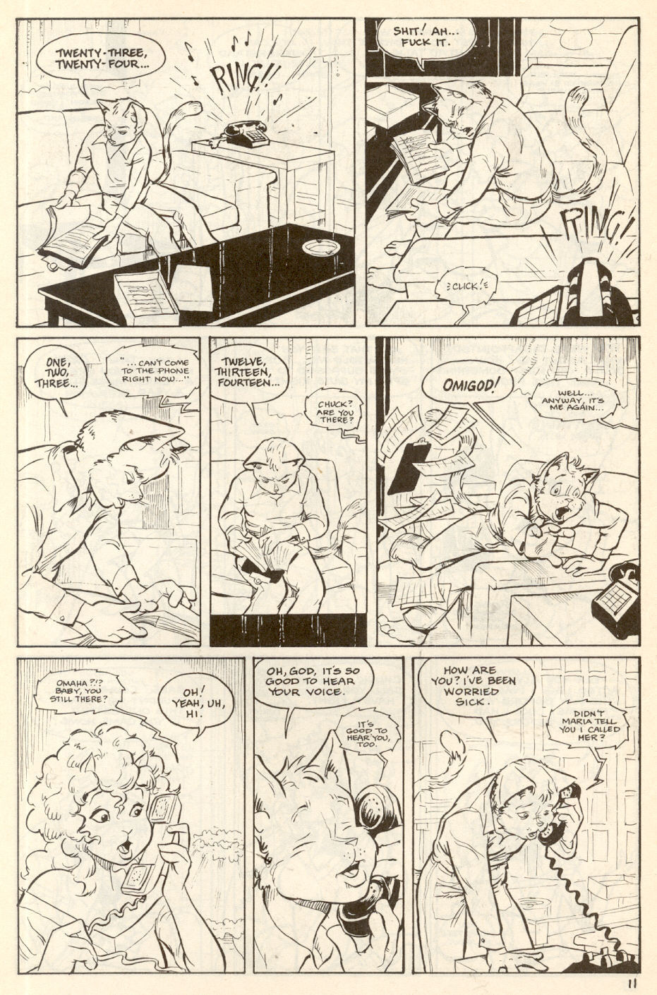 Omaha #18 [Reed Waller & Kate Worley] - Page 13