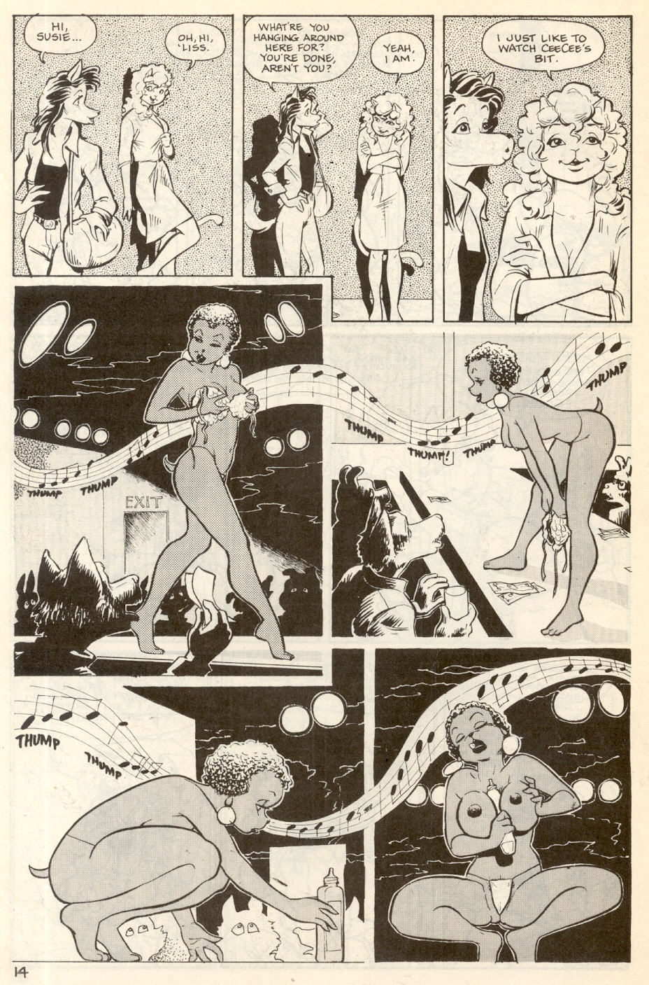 Omaha #18 [Reed Waller & Kate Worley] - Page 16