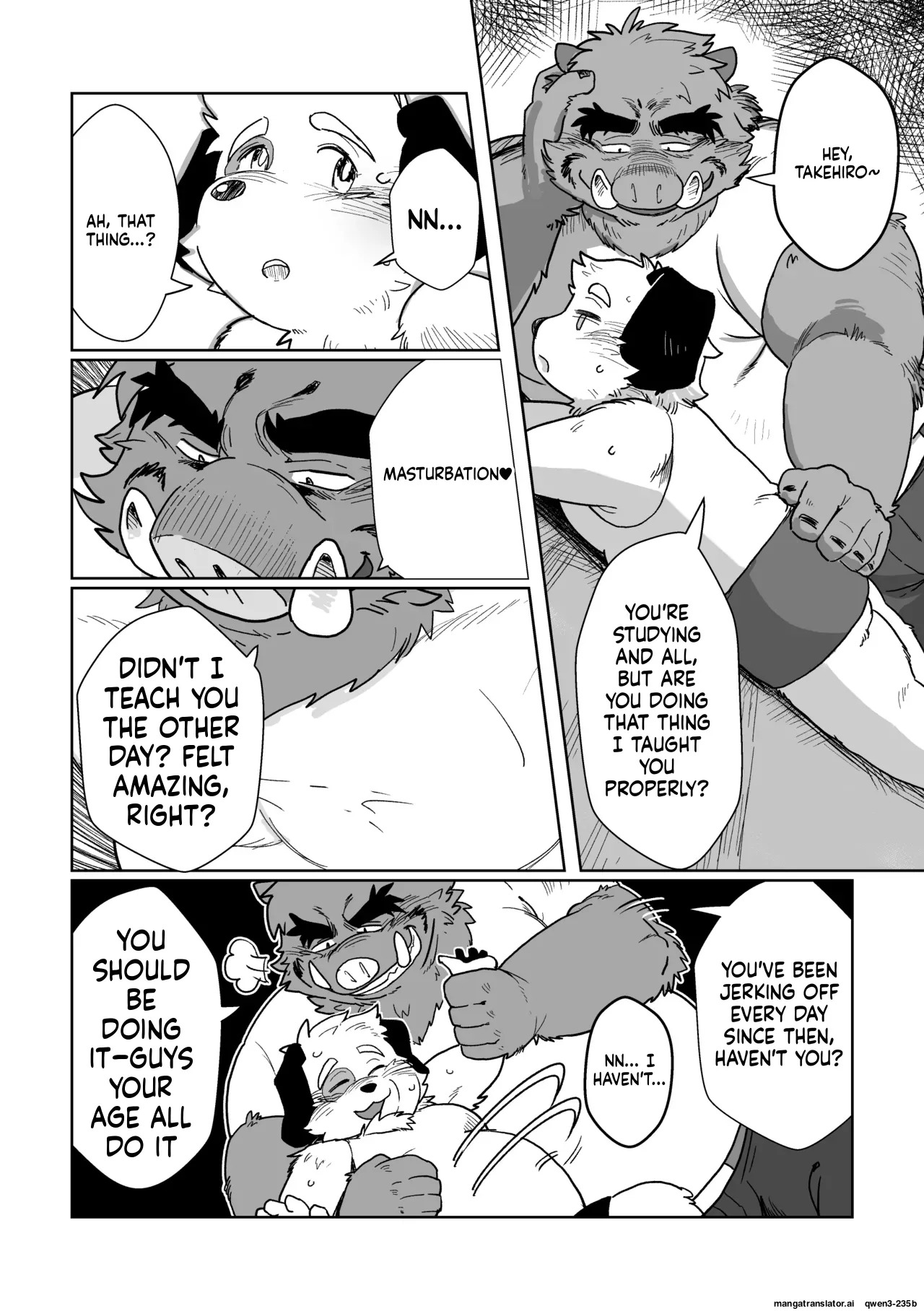 [Roundabout (Chisa)] Fafa-tachi to Fa [English] Machine Translated - Page 9