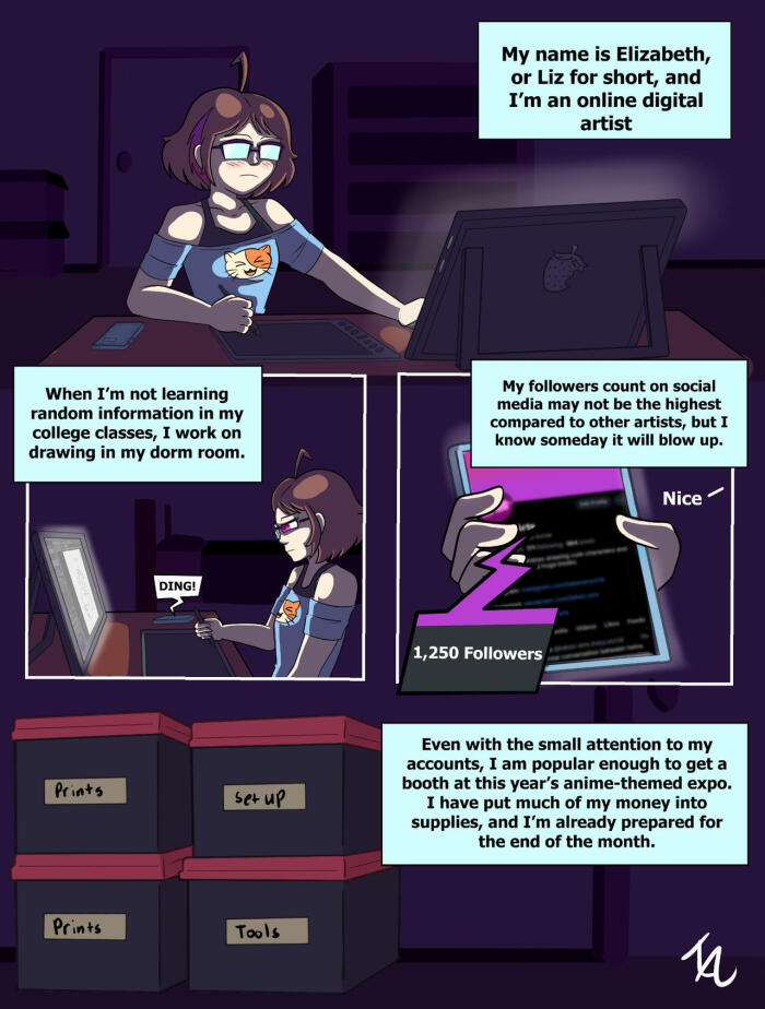 A growing artist